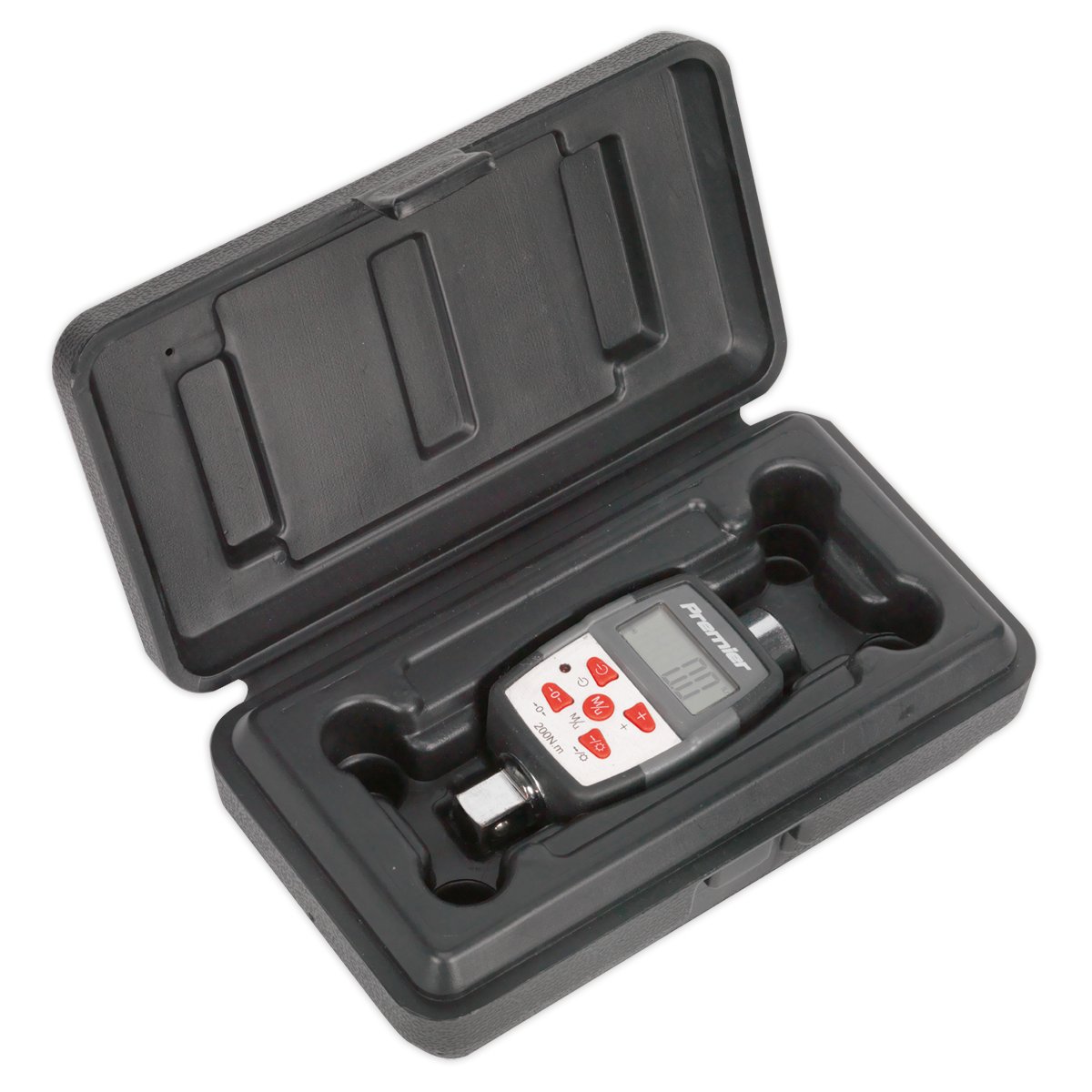 Sealey STW291 Torque Adaptor with Angle Function Digital 1/2"Sq Drive 20-200Nm(14.7-147.5lb.ft)