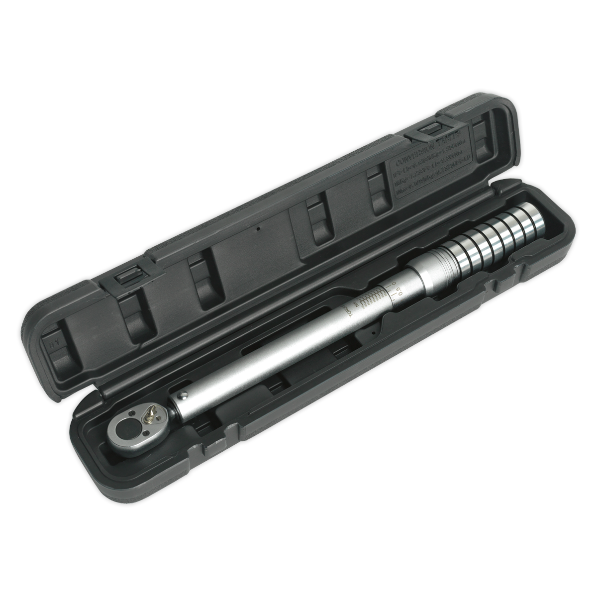 Sealey STW703 Torque Wrench Micrometer Style 1/2"Sq Drive 40-200Nm(29.5-148lb.ft) - Calibrated