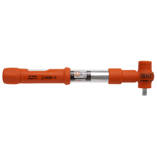 Sealey STW803 Torque Wrench Insulated 3/8"Sq Drive 12-60Nm