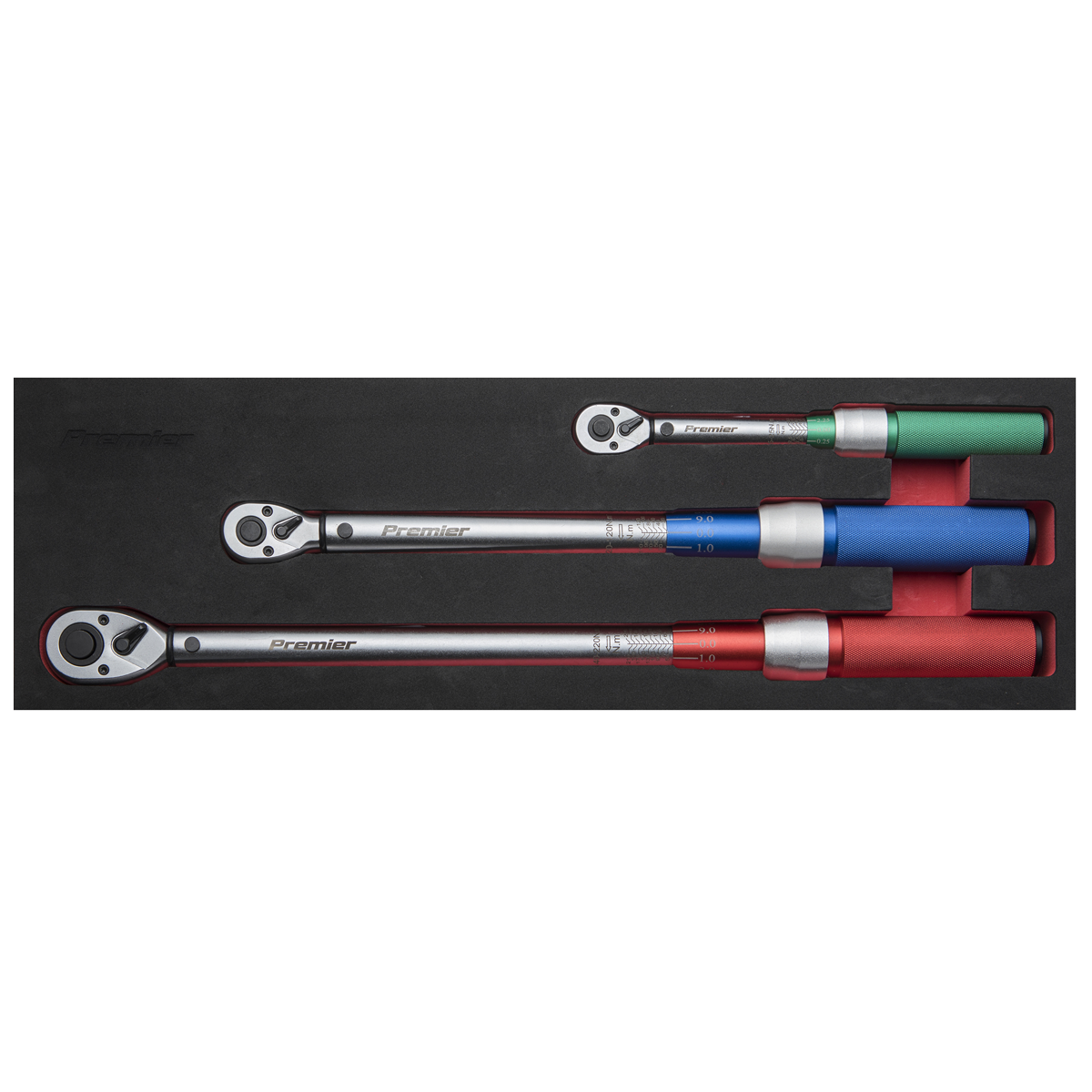 Sealey STW900SET Torque Wrench Micrometer Style 3pc Set