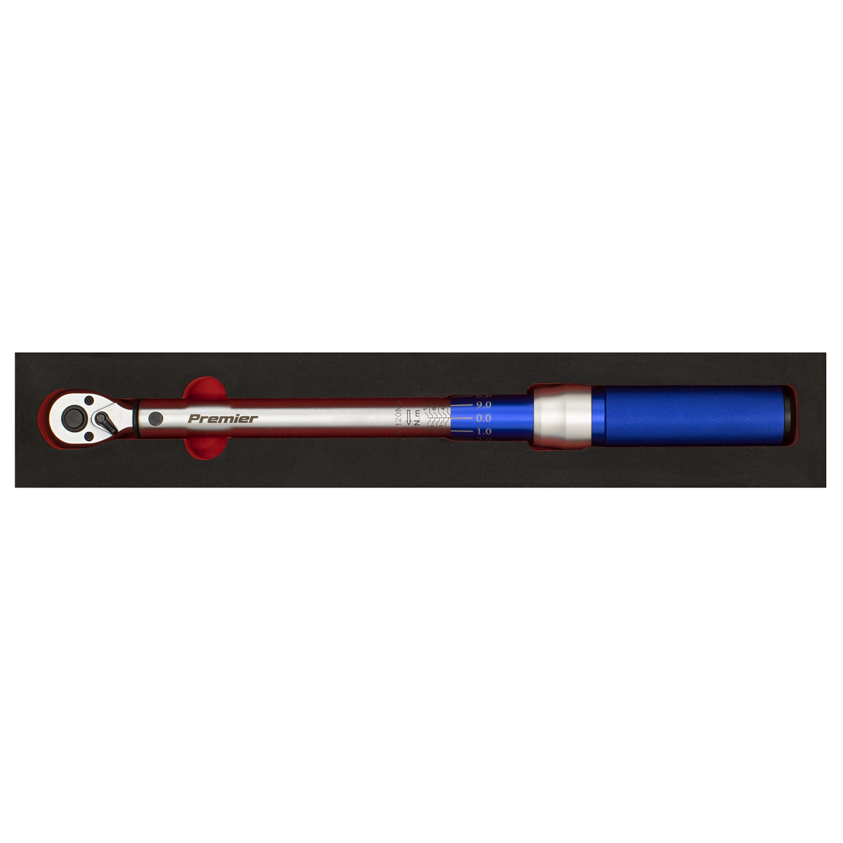 Sealey STW903 Torque Wrench Micrometer Style 3/8"Sq Drive 20-120Nm - Calibrated