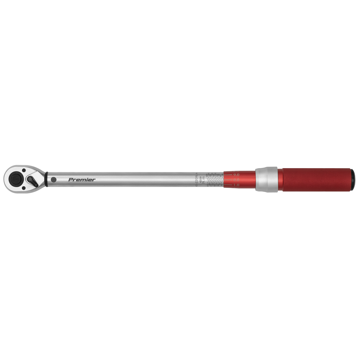 Sealey STW904 Torque Wrench Micrometer Style 1/2"Sq Drive 40-220Nm - Calibrated