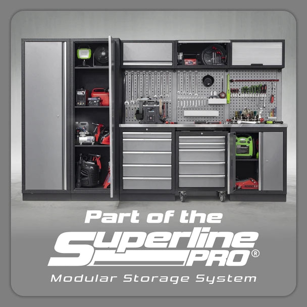 Sealey APMSSTACK10W Superline Pro 1.96m Storage System - Pressed Wood Worktop