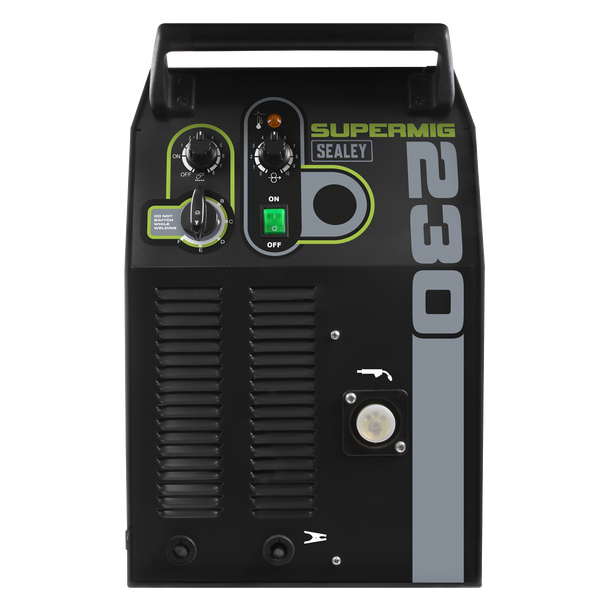Sealey SUPERMIG230 Professional Gas/Gasless MIG Welder with Binzel Euro Torch 230A 230V