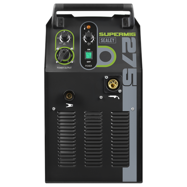 Sealey SUPERMIG275 Professional Gas/Gasless MIG Welder with Binzel Euro Torch 270A 230V