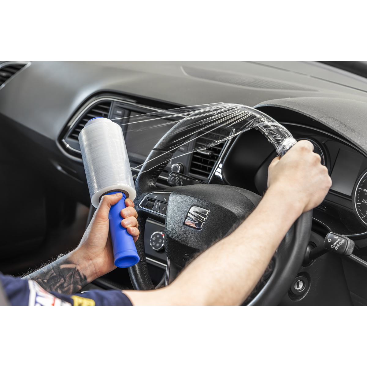 Sealey SWPF150 Steering Wheel Protection Film 150m