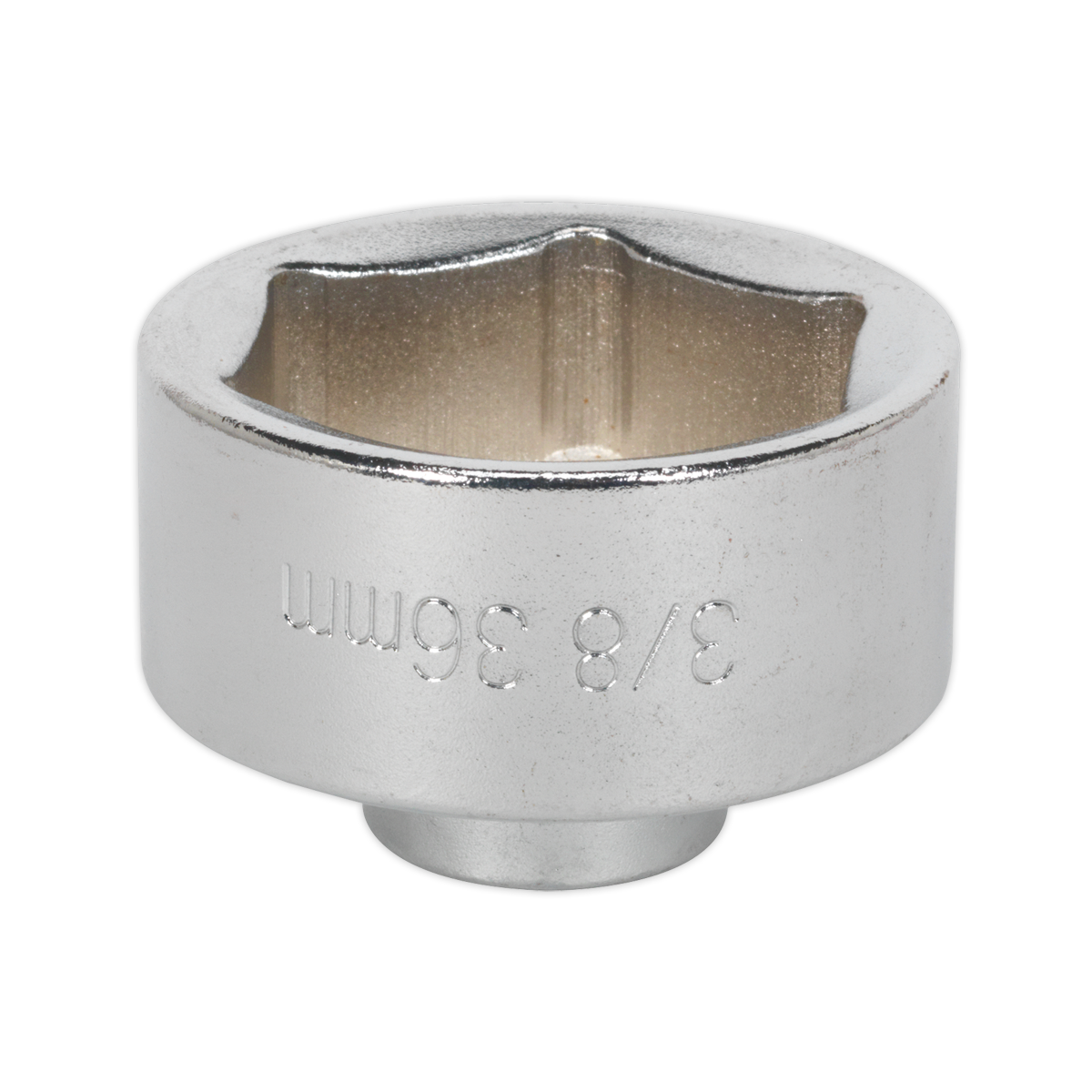 Sealey SX114 Low Profile Oil Filter Socket 36mm 3/8"Sq Drive