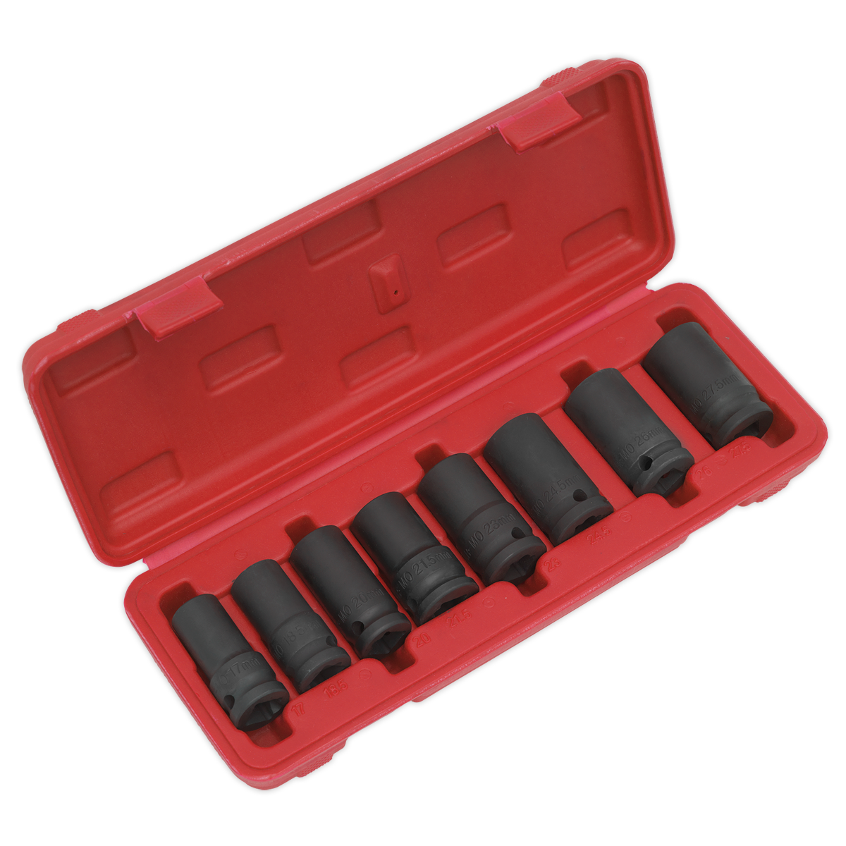 Sealey SX202 Locking Wheel Nut Removal Set 8pc 1/2"Sq Drive