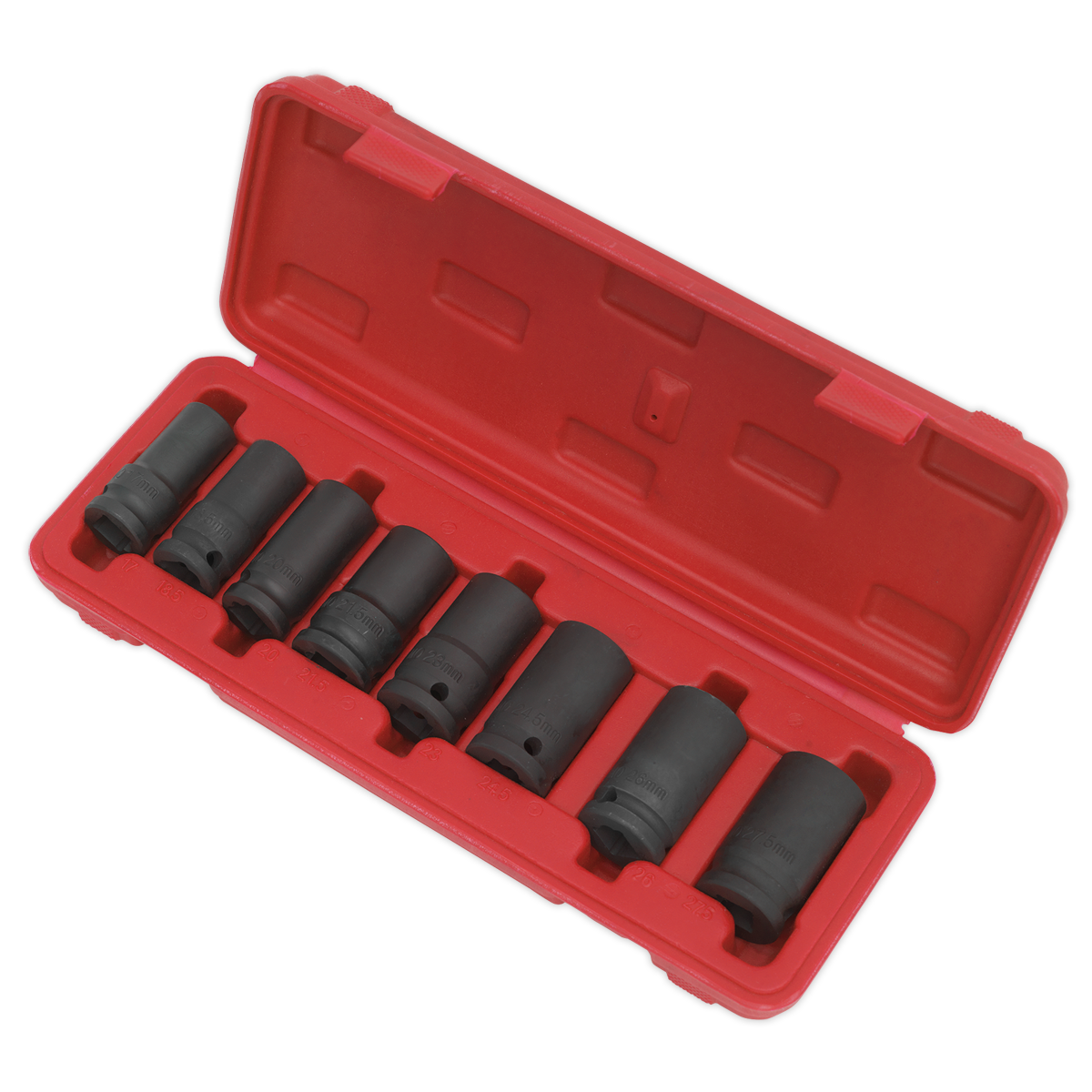 Sealey SX202 Locking Wheel Nut Removal Set 8pc 1/2"Sq Drive