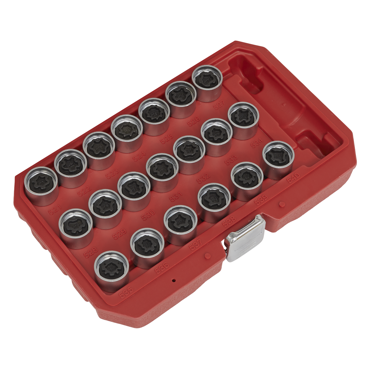 Sealey SX219 Locking Wheel Nut Key Set 20pc - VAG