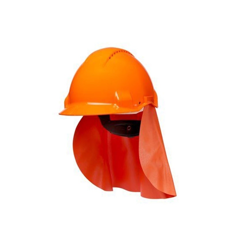 3M PELTOR G3000 Safety Helmet with Uvicator Sensor, Pinlock, Ventilated, Leather Sweatband, Orange, G3000DUV-OR