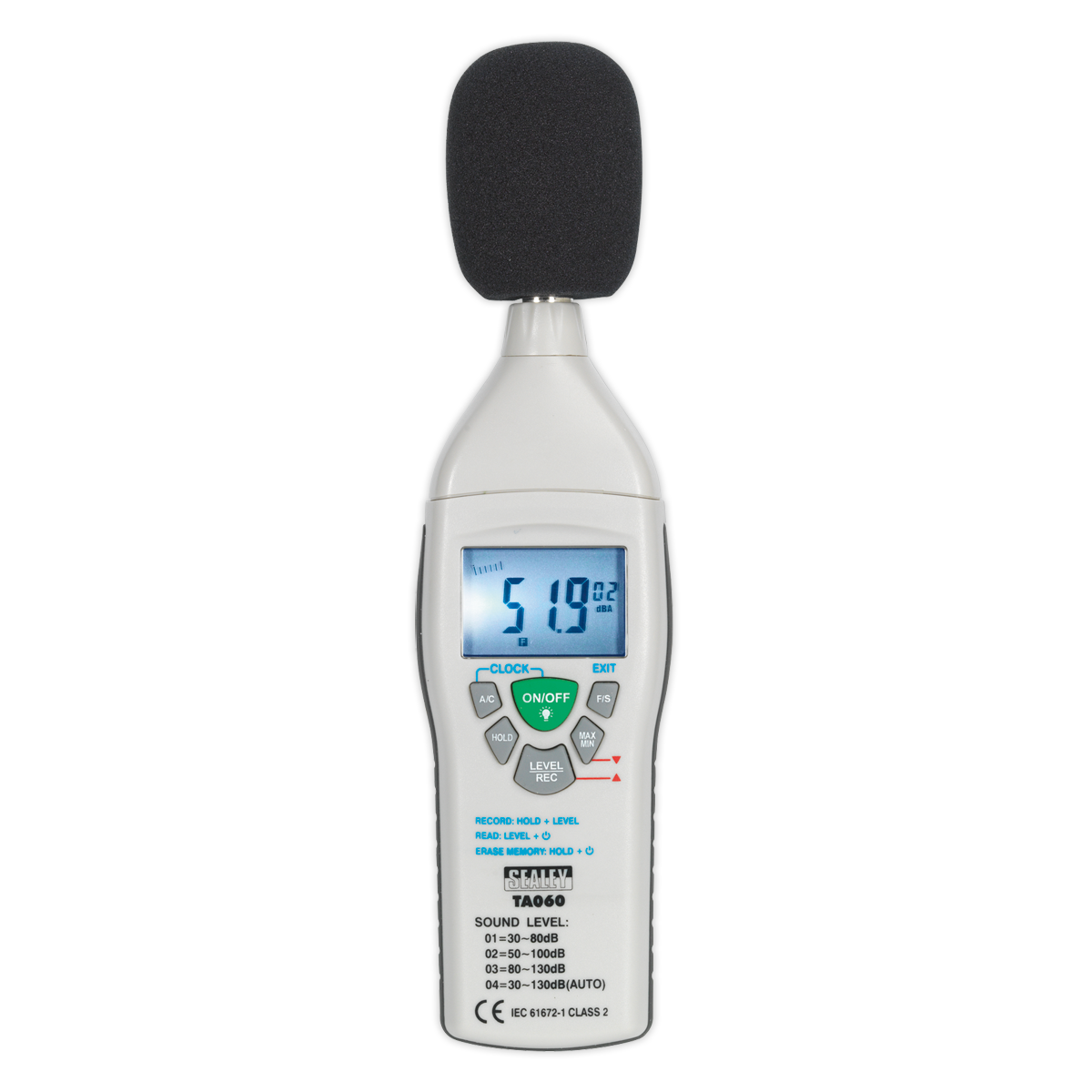 Sealey TA060 Sound Level Meter