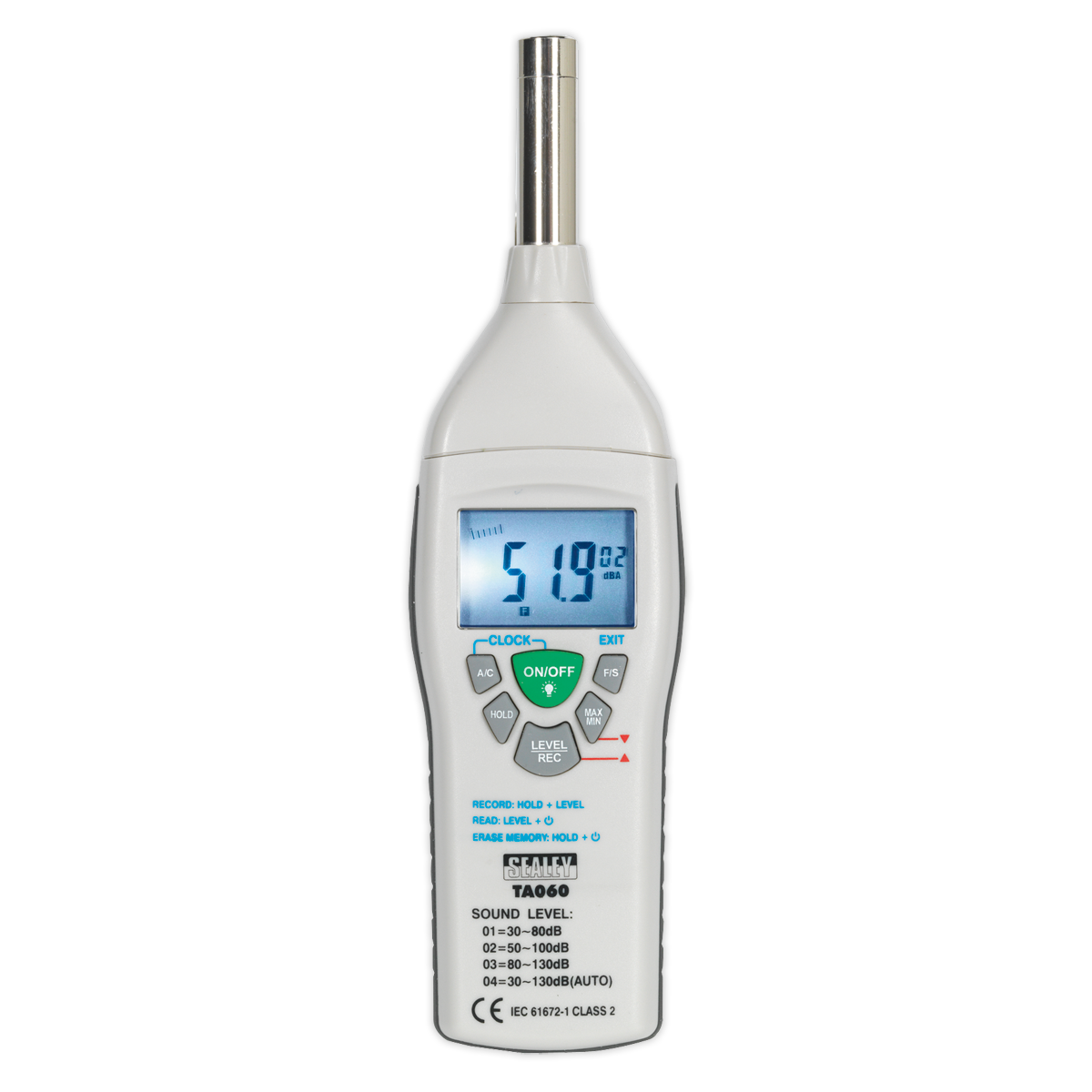 Sealey TA060 Sound Level Meter