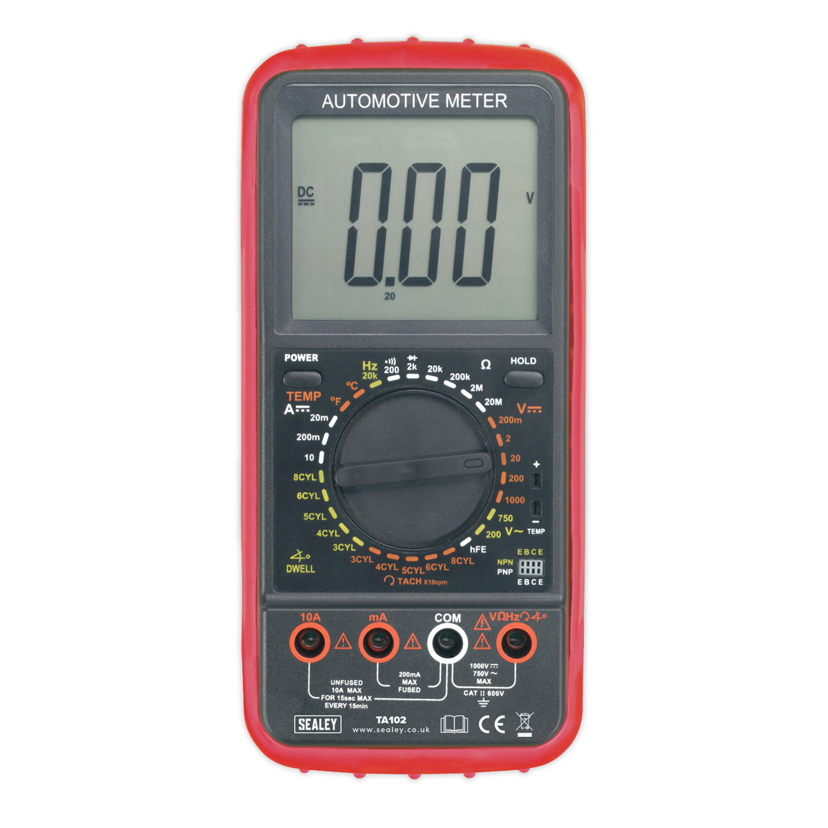 Sealey TA102 Digital Automotive Analyser 11-Function