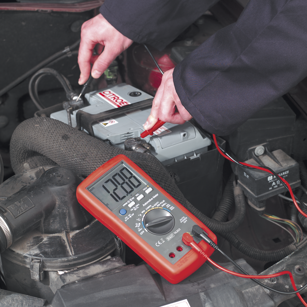 Sealey TA202 Digital Automotive Analyser 14-Function with Inductive Coupler