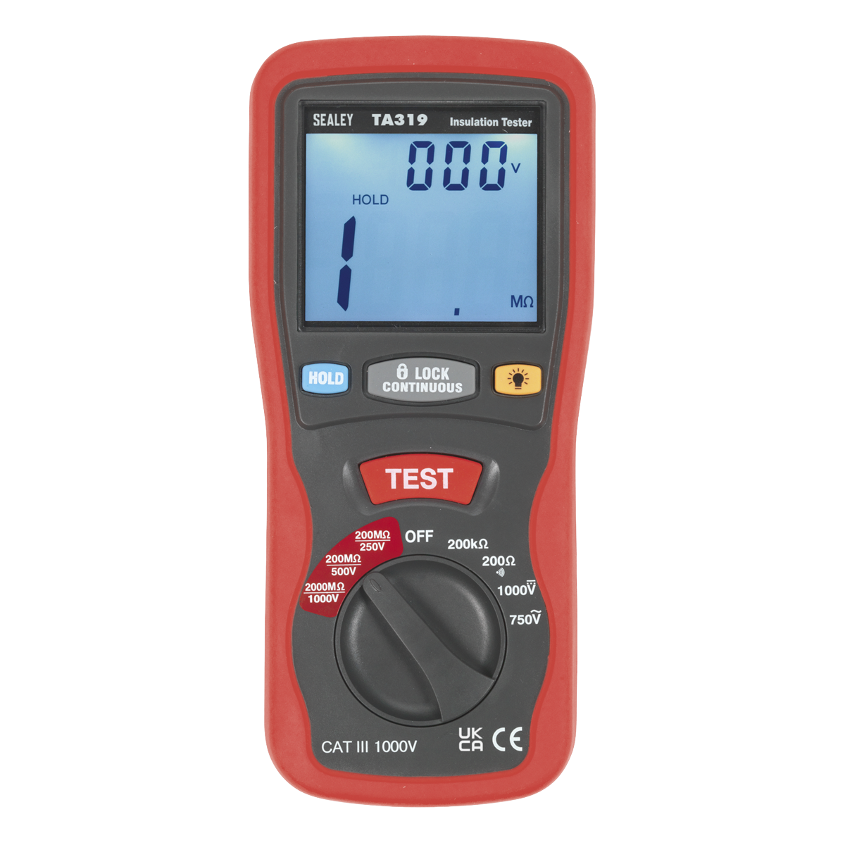 Sealey TA319 Digital Insulation Tester