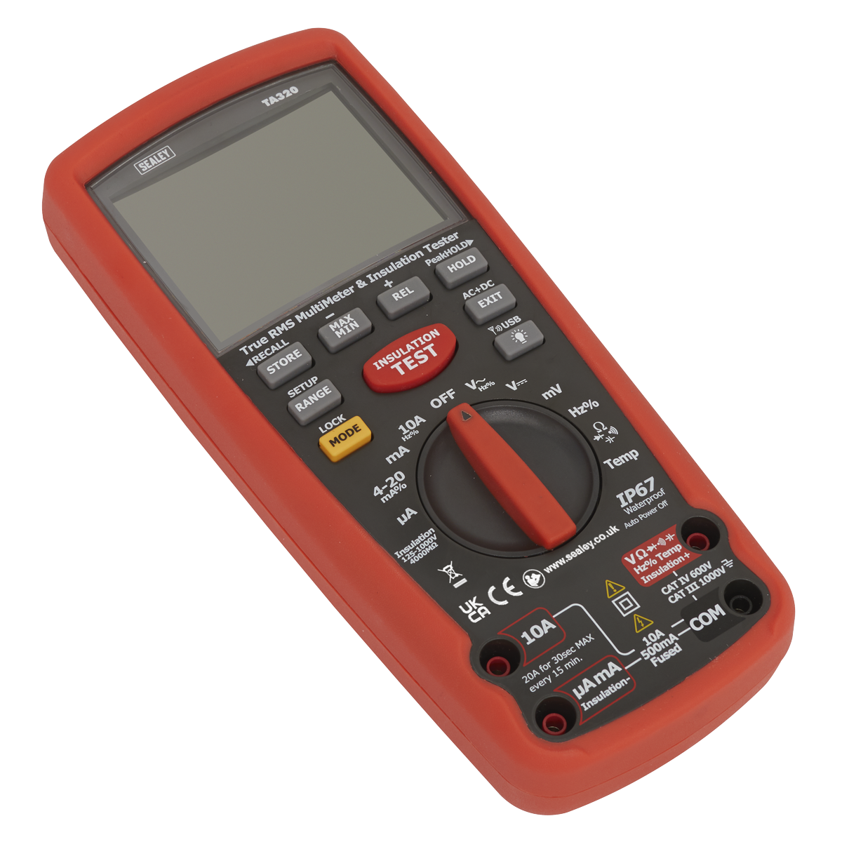Sealey TA320 Digital Automotive Analyser/Insulation Tester - Hybrid Vehicles