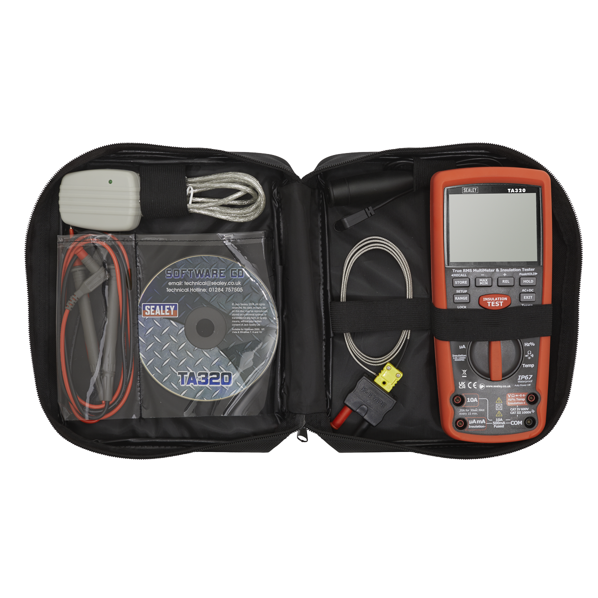 Sealey TA320 Digital Automotive Analyser/Insulation Tester - Hybrid Vehicles
