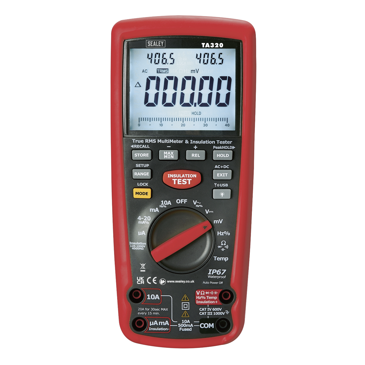 Sealey TA320 Digital Automotive Analyser/Insulation Tester - Hybrid Vehicles