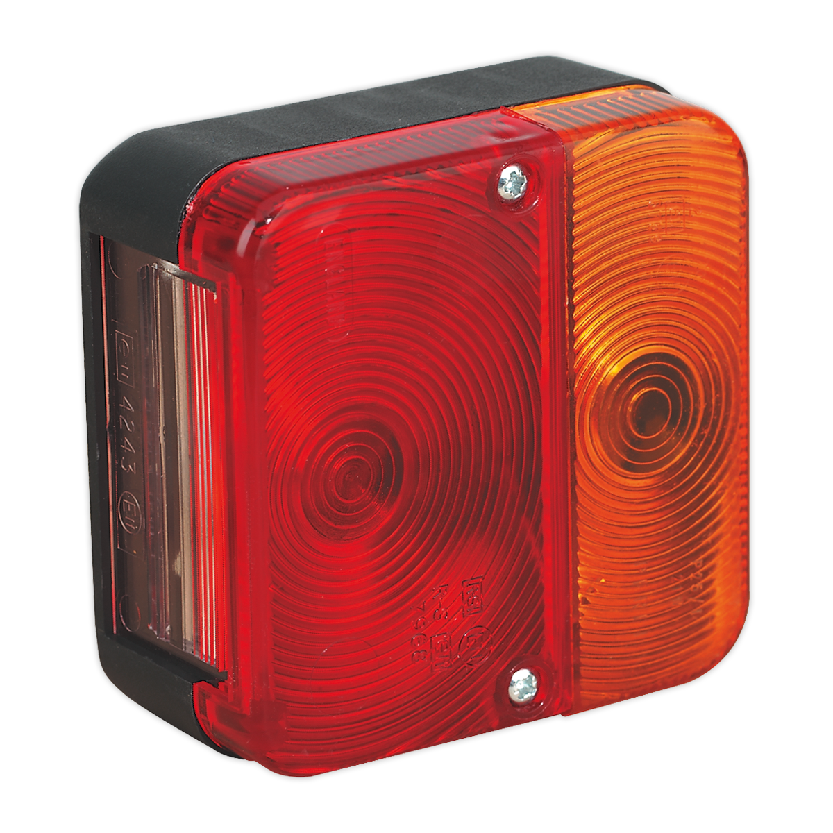 Sealey TB18 Rear Square Lamp Cluster 12V with Bulbs