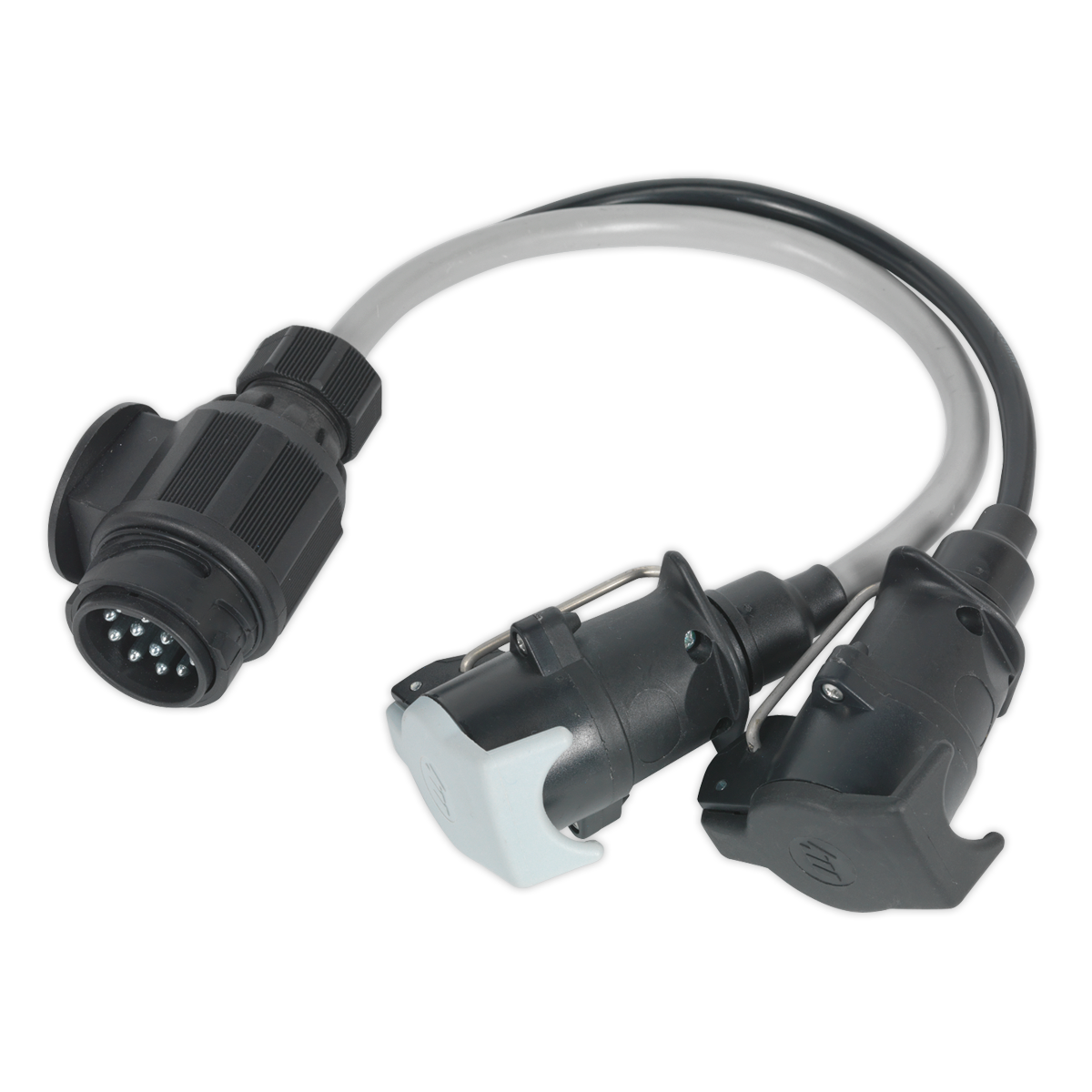 Sealey TB55 Conversion Lead 13-Pin Euro to 7-Pin N & S Type Plugs 12V