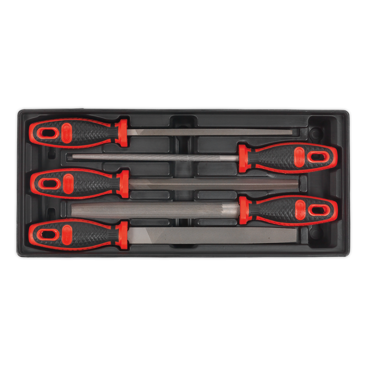 Sealey TBT09 Tool Tray with Engineer’s File Set 5pc