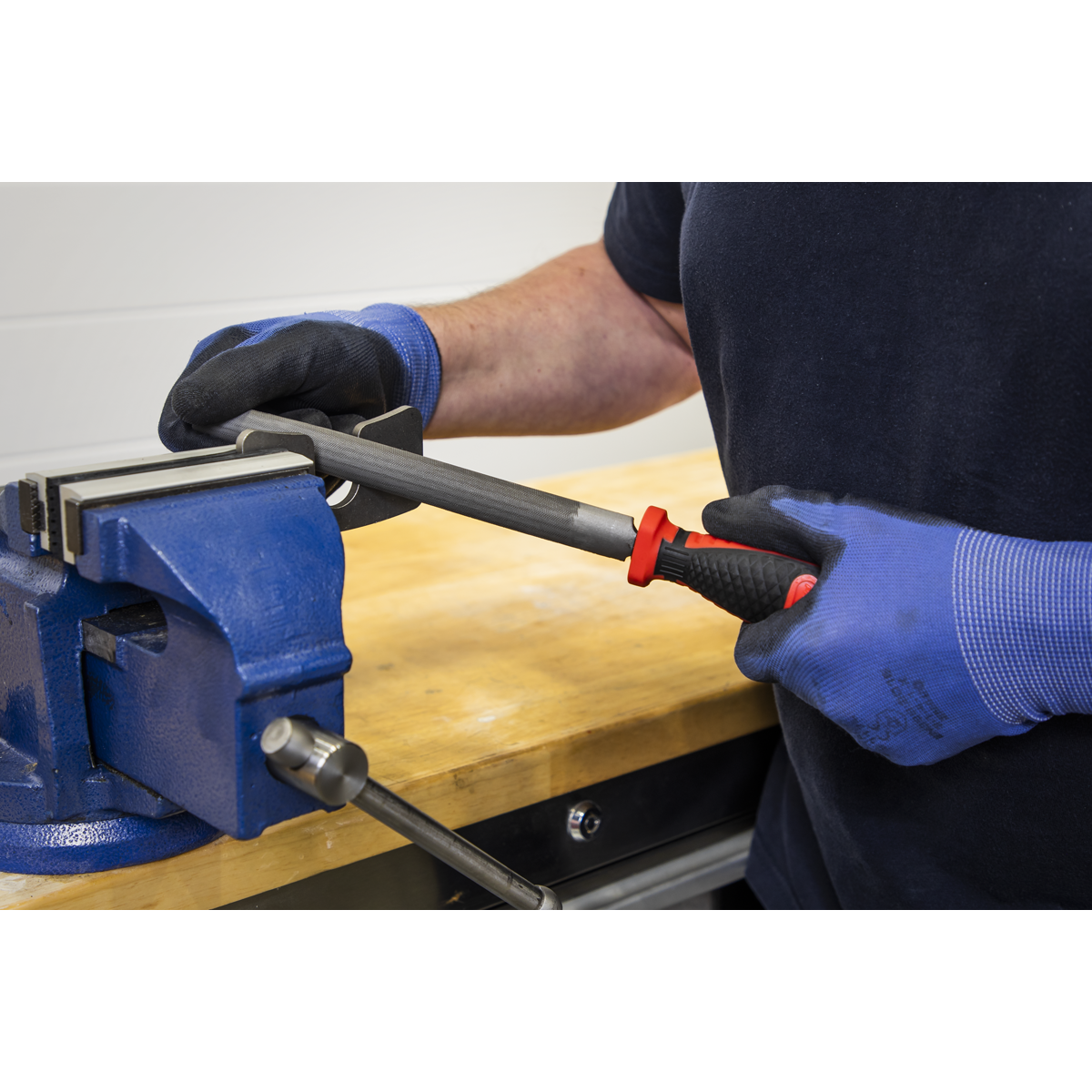 Sealey TBT09 Tool Tray with Engineer€™s File Set 5pc
