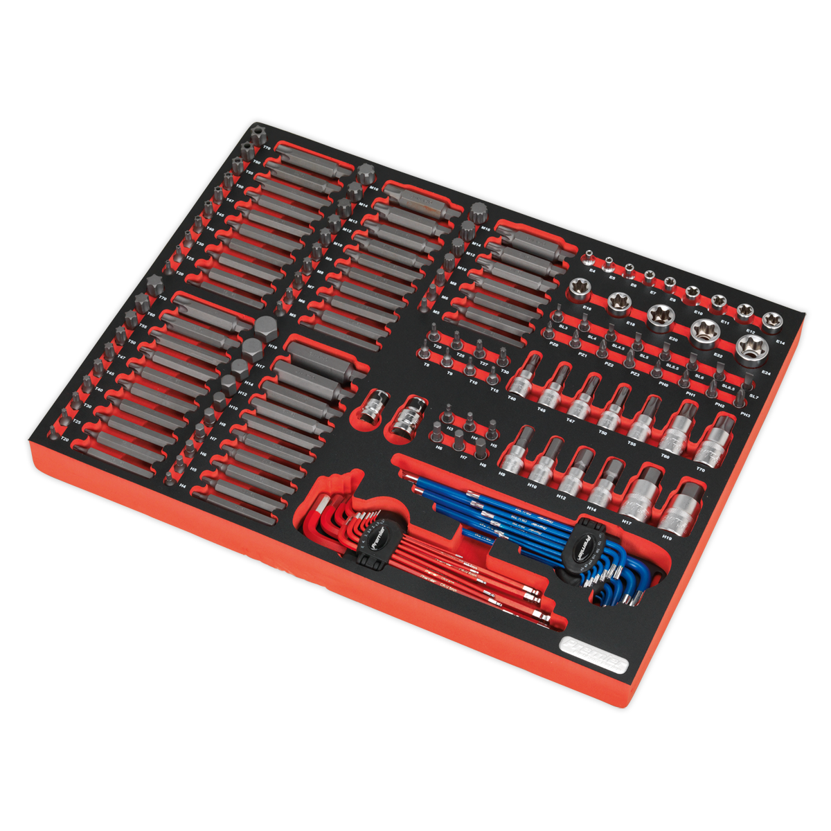 Sealey TBTP07 Tool Tray with Specialised Bits & Sockets 177pc