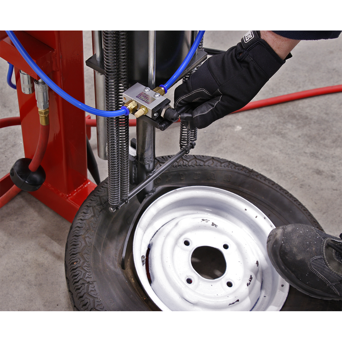 Sealey TC962 Tyre Changer Pneumatic/Manual Operation