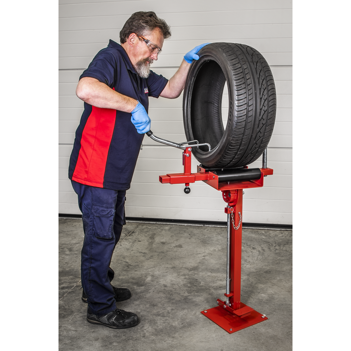 Sealey TC970 Tyre Spreader with Stand - Manual