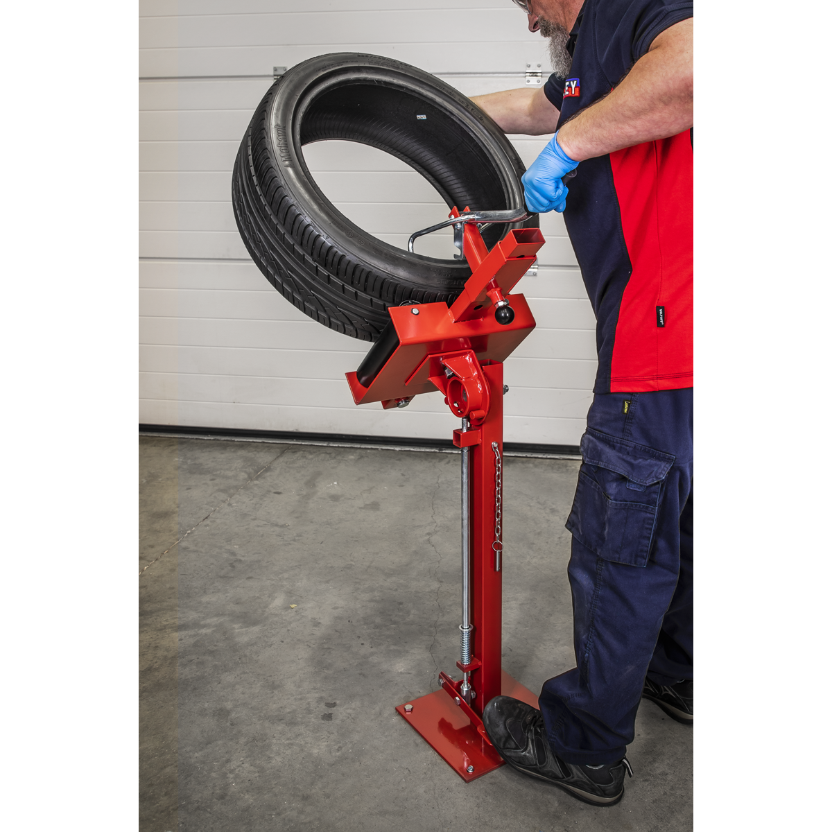 Sealey TC970 Tyre Spreader with Stand - Manual