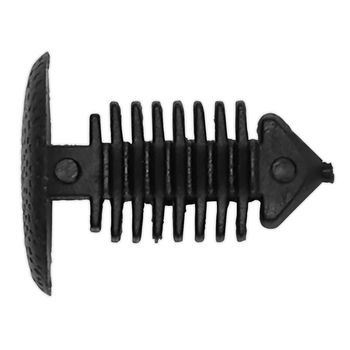 Sealey TCFT1418 Fir Tree Clip, Carpet/Trim, Black, Ø14mm x 18mm, GM - Pack of 20