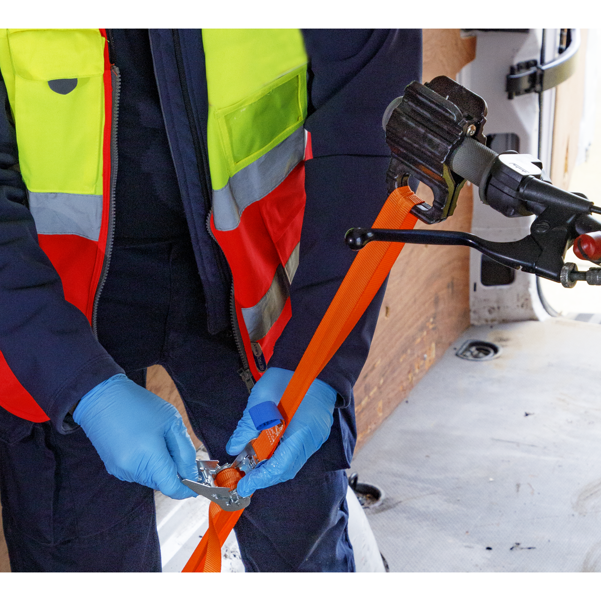 Sealey TDC01 Handlebar Tie Down Clamp - Pair