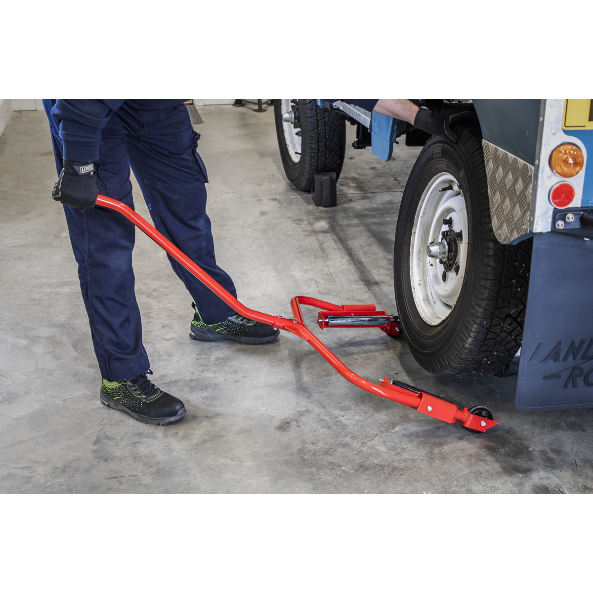Sealey TH002 Tyre & Wheel Handling Dolly 127kg Capacity