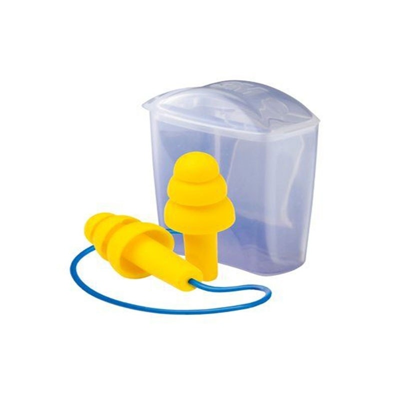 3M E-A-R Ultrafit Earplugs, Corded, Storage Case, 32dB, UF-01-100 - 50 Pair