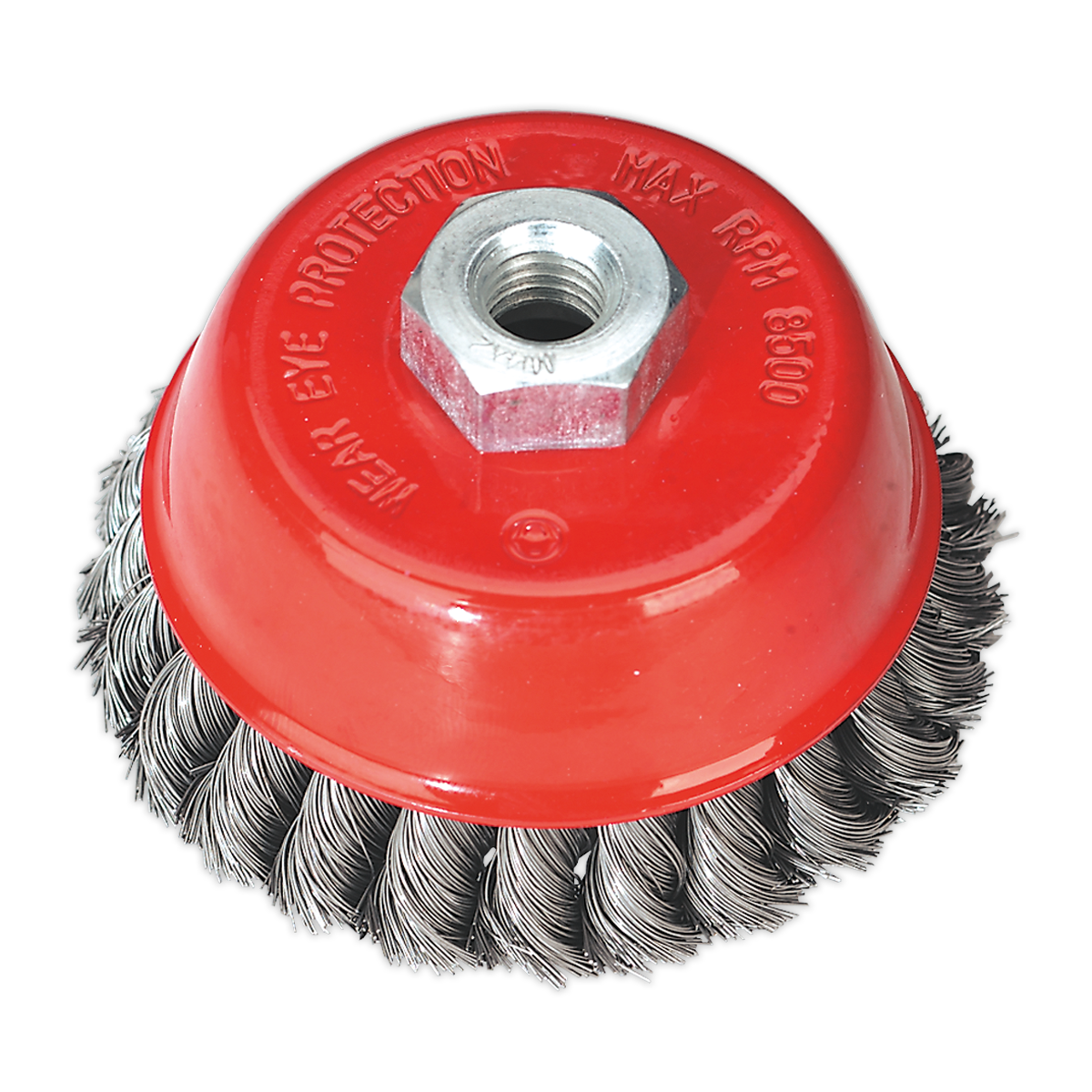 Sealey TKCB100 Twist Knot Wire Cup Brush Ø100mm M14 x 2mm