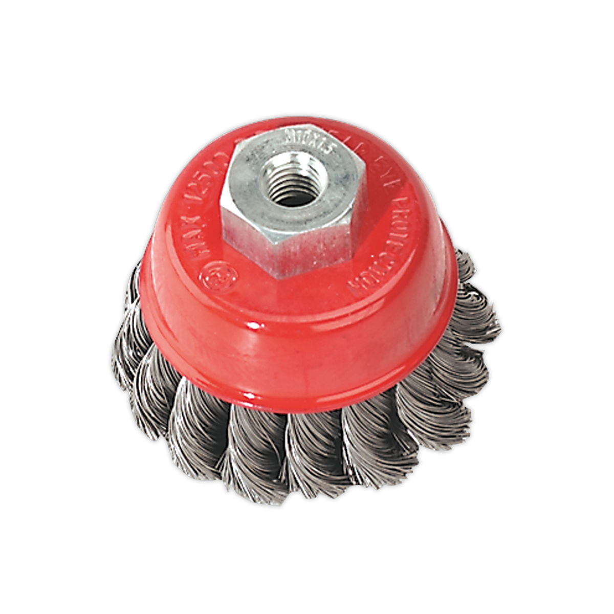 Sealey TKCB65 Twist Knot Wire Cup Brush Ø65mm M10 x 1.5mm