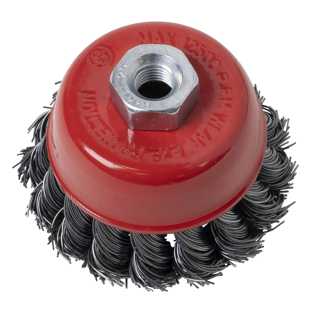 Sealey TKCB652 Twist Knot Wire Cup Brush Ø65mm M10 x 1.25mm