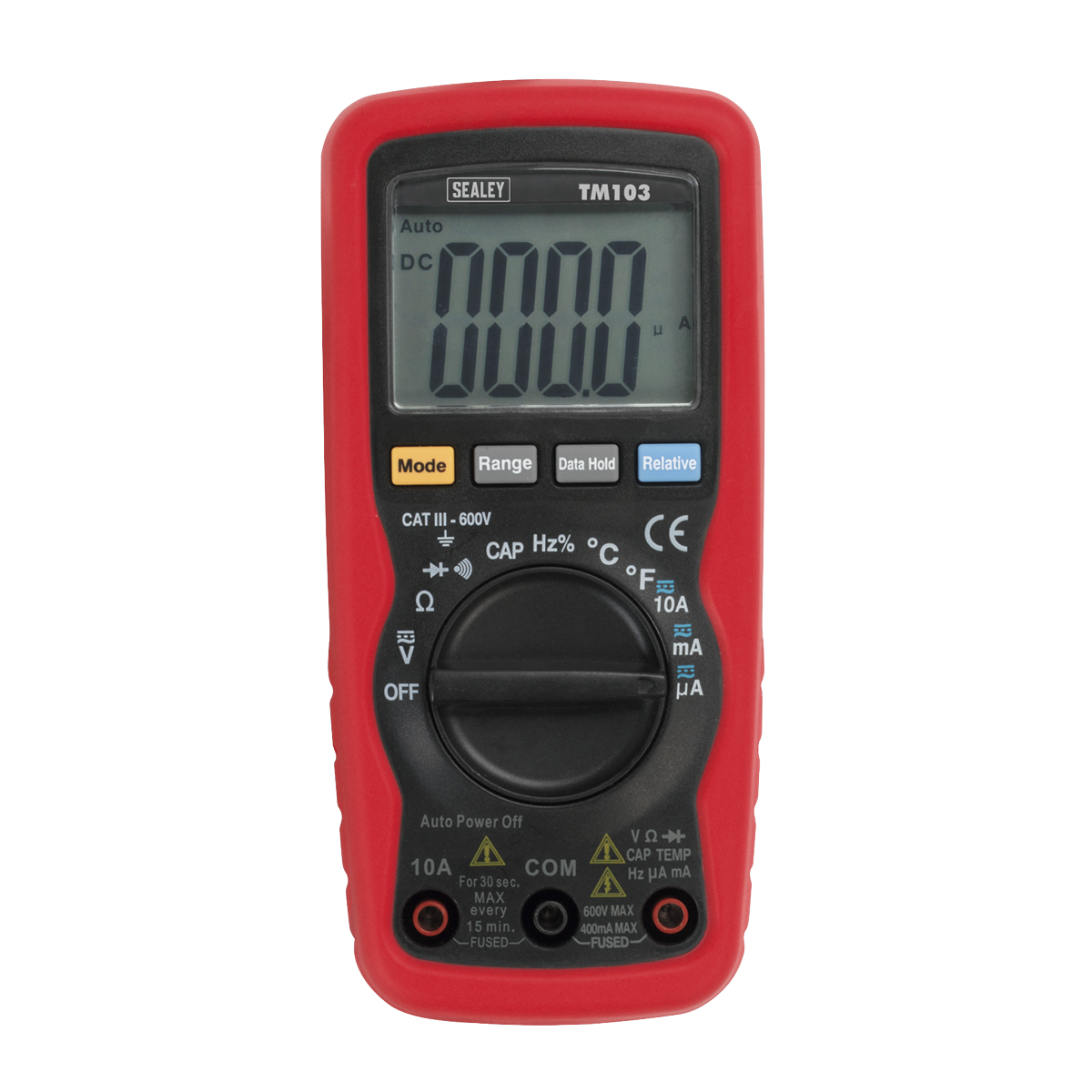 Sealey TM103 Professional Auto-Ranging Digital Multimeter - 11-Function