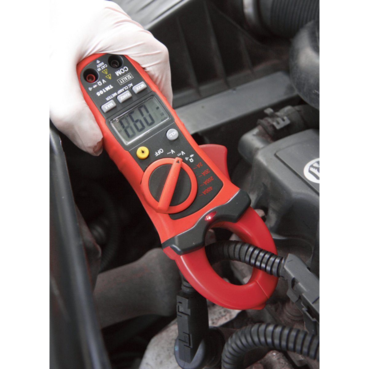 Sealey TM105 Professional Auto-Ranging Digital Clamp Meter NCVD - 6-Function