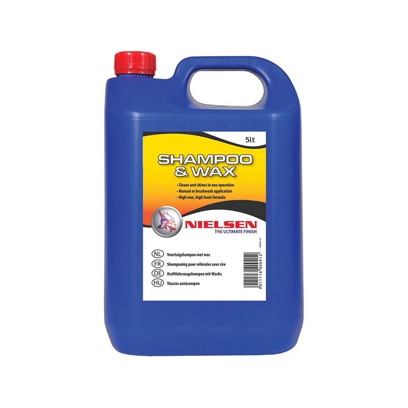 Nielsen Car Shampoo and Wax 5lt