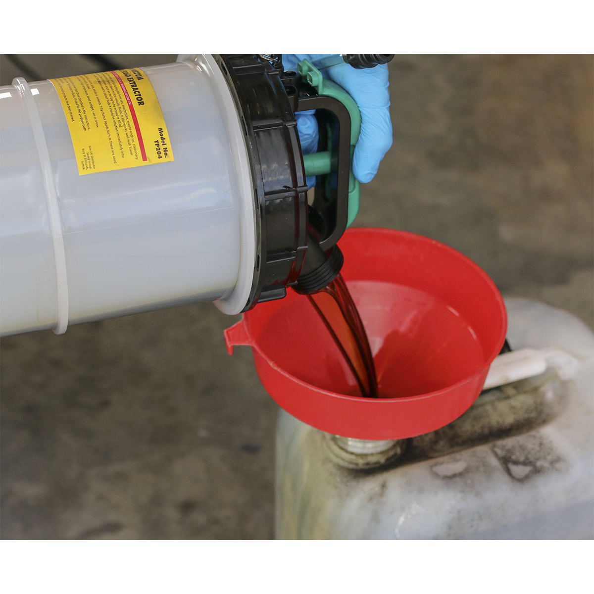 Sealey TP204 Vacuum Fuel/Fluid Extractor 8L