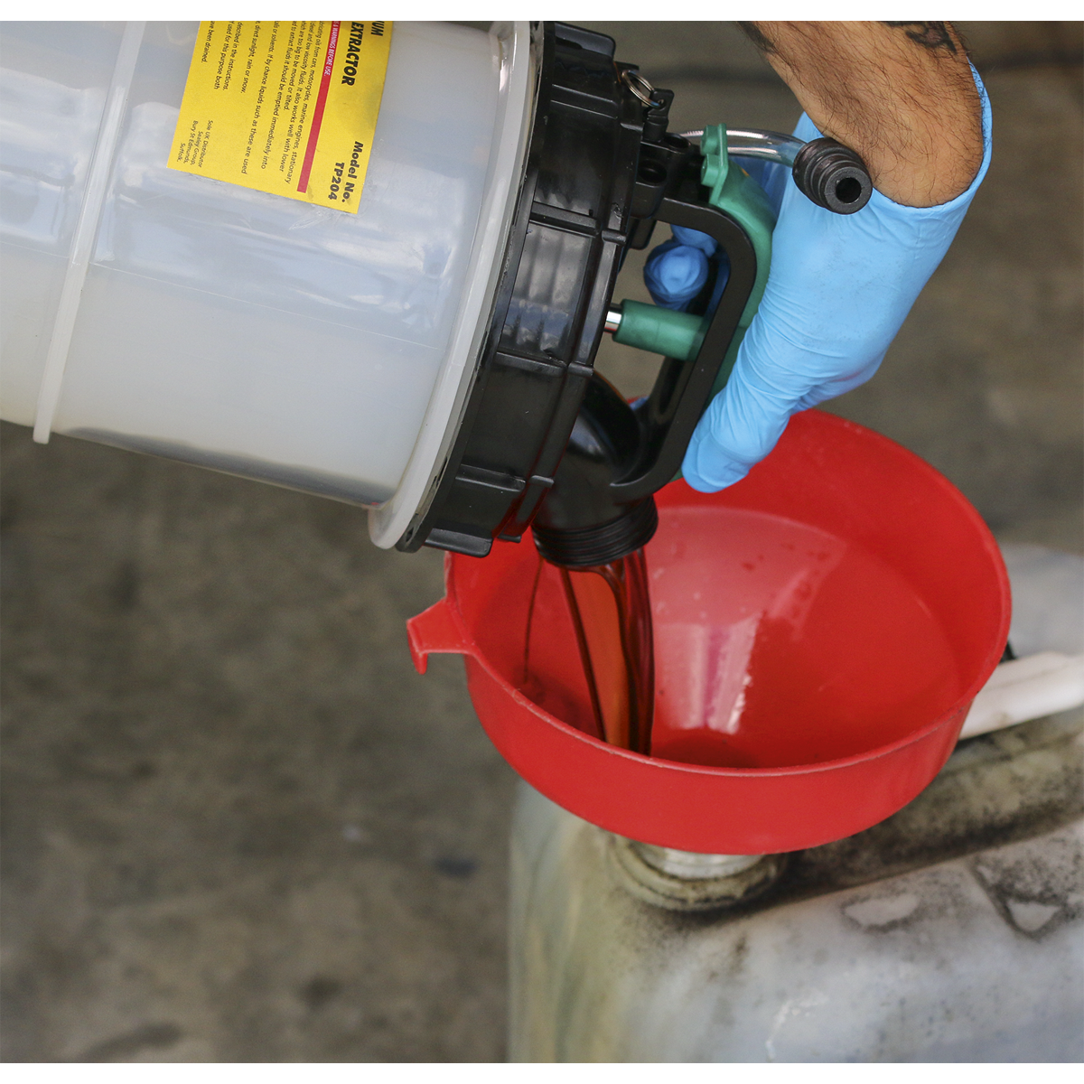 Sealey TP204 Vacuum Fuel/Fluid Extractor 8L