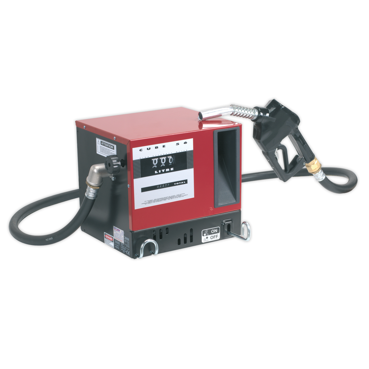 Sealey TP955 Diesel/Fluid Transfer System 56L/min Wall Mounting with Meter 230V