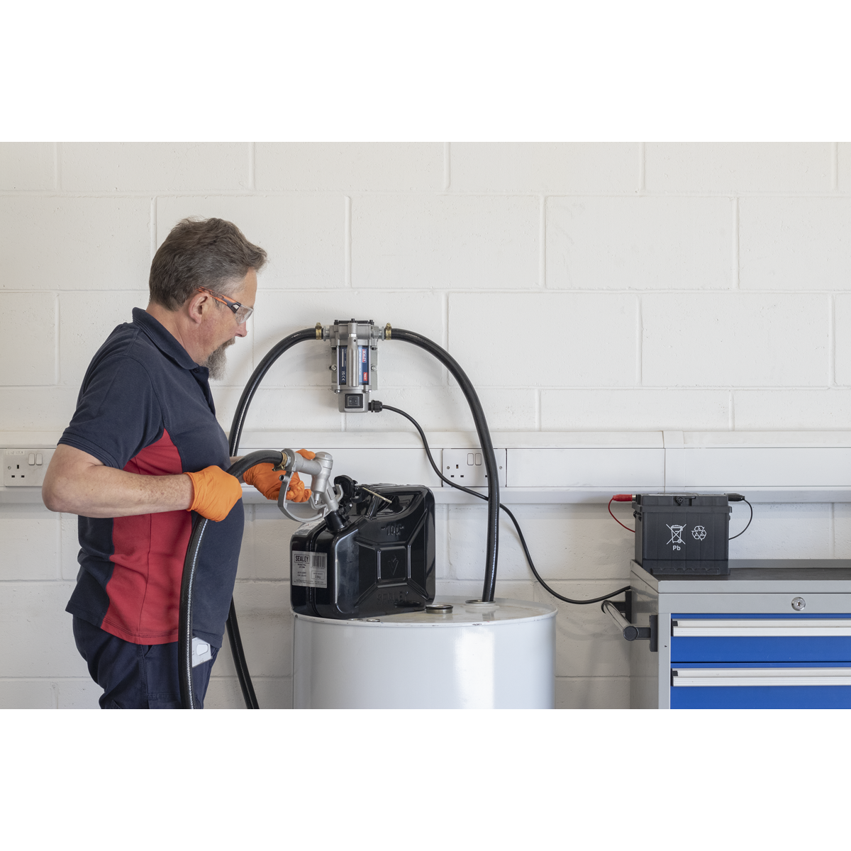 Sealey TP96 Diesel/Fluid Transfer Pump Portable 12V