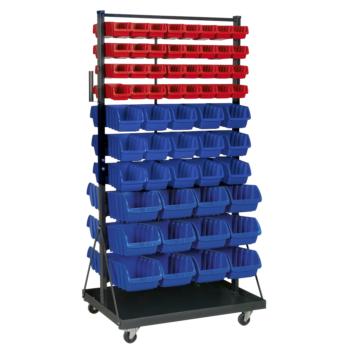 Sealey TPS118 Mobile Bin Storage System 118 Bin