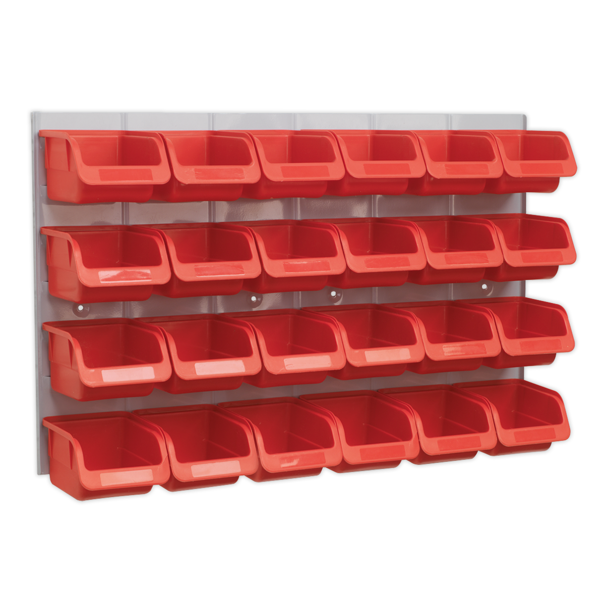 Sealey TPS130 Bin & Panel Combination 24 Bins - Red