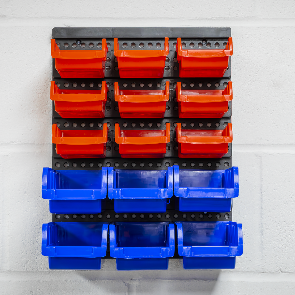 Sealey TPS1569WM Bin Storage System Wall Mounting 15 Bins