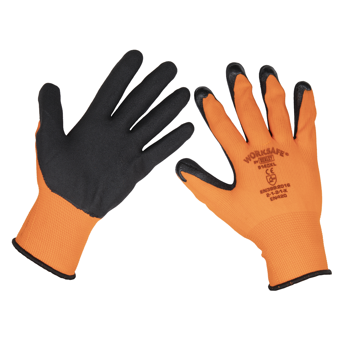 Sealey TSP140XL/6 Foam Latex Gloves (X-Large) - Pack of 6 Pairs