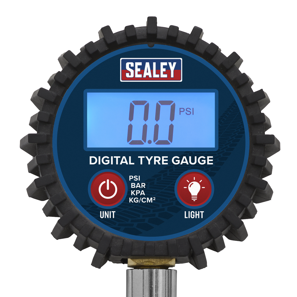Sealey TST001 Digital Tyre Pressure Gauge with Swivel Head & Quick Release